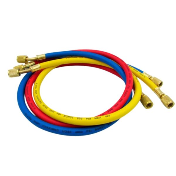 Kit 3 Mangueiras de 90cm para Manifold Gás R410A AGT