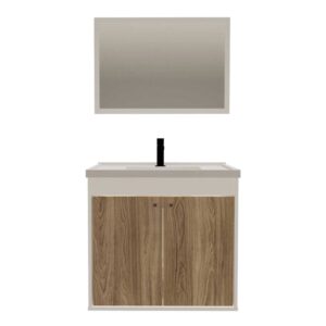 Kit Gabinete para Banheiro Aster 51cm Desmontado Cerocha