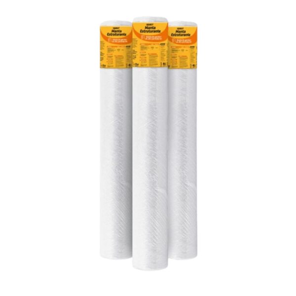 Manta Estruturante Poliéster 1x25m Vedacit