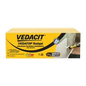 Argamassa Polimérica Impermeabilizante Vedatop Rodapé 12kg Vedacit