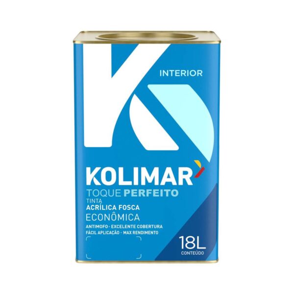 Tinta Econômica Acrílica Fosco 18L Kolimar