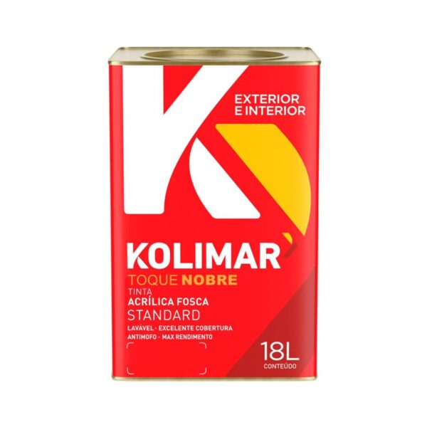 Tinta Standard Acrílica Fosco 18L Kolimar