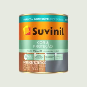 Esmalte Premium Base Água Brilhante Cor e Proteção Gelo Suvinil