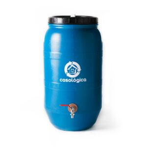 Bombona Eco Tanque Reuso de Água Azul 80l Casológica