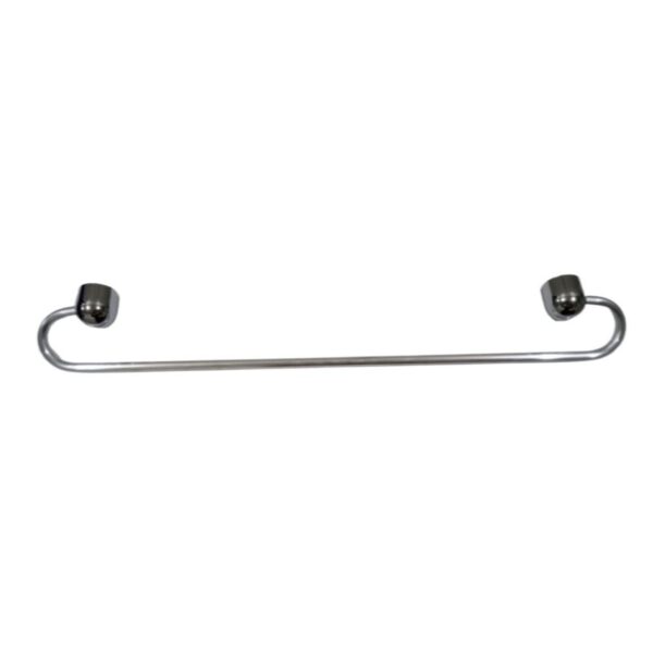 Porta Toalha de Banho Aluminium com Barra Curva Cromado Toralf