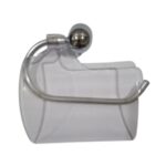 Porta Papel Higiênico Aluminium com Tampa Cromado Toralf