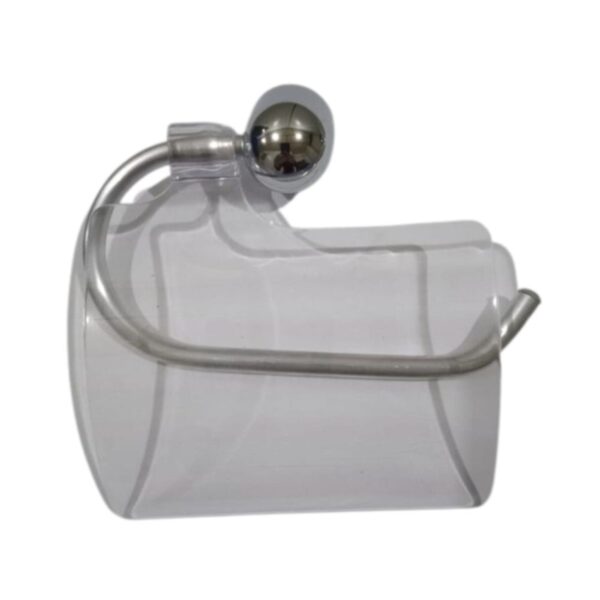 Porta Papel Higiênico Aluminium com Tampa Cromado Toralf