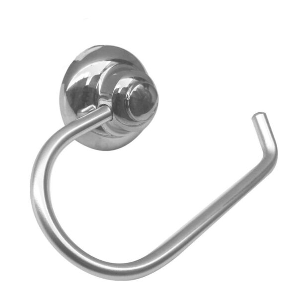 Porta Papel Higiênico Design sem Tampa Cromado Toralf