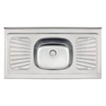 Pia para Cozinha Aço Inox Raggi 120x52cm com Válvula Tramontina