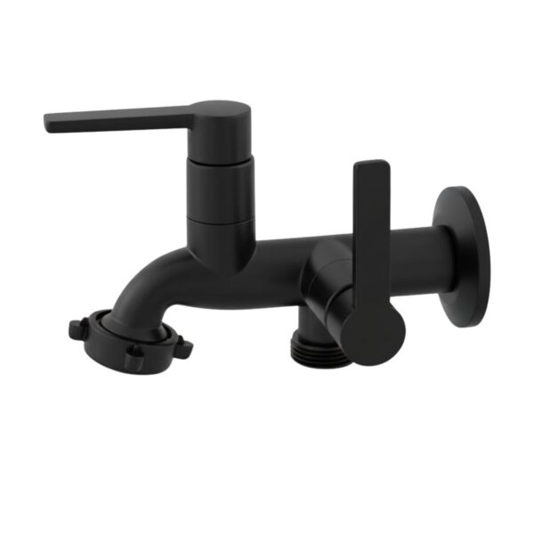 Torneira para Tanque e Máquina 1428 B75 Preta Higo Plast