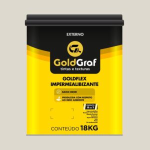 Tinta Acrílica Fosco Emborrachada 18kg Goldgraf