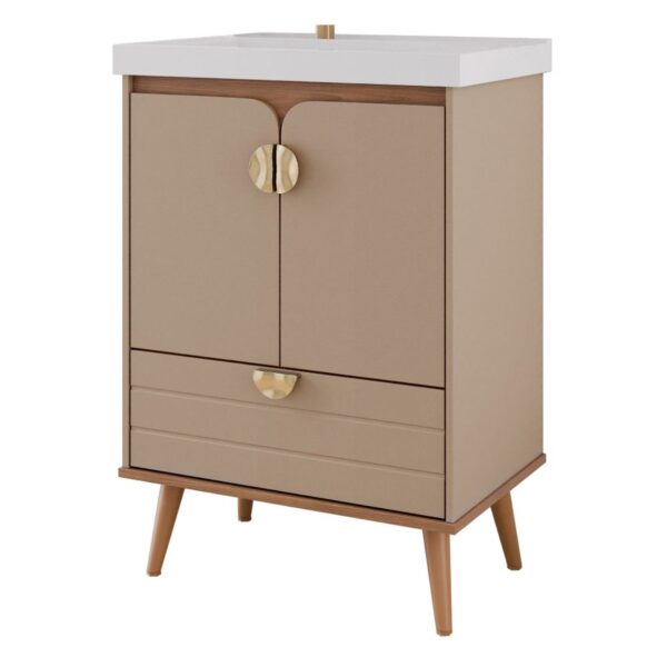 Gabinete para Banheiro Trancoso 60cm MGM Móveis