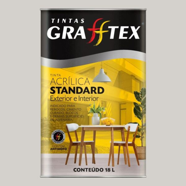 Tinta Standard Acrílica Fosco 18L Grafftex