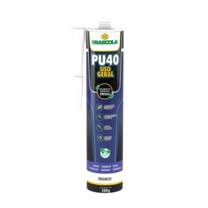 Selante Adesivo PU40 Uso Geral Branco 380g Brascola