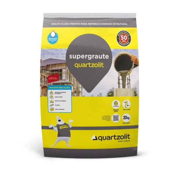 Graute 50 MPa Supergraute 20Kg Quartzolit