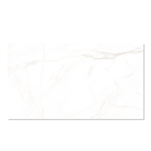 Porcelanato Lacca Retificado Polido Branco 63x121cm 3,05m2