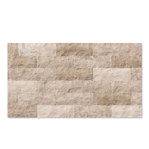 Porcelanato Rock Face Matera Retificado Rústico Bege 56x113cm 2,50m2
