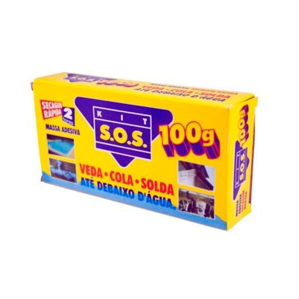 Massa Adesiva SOS Secagem Rápida Veda Tudo