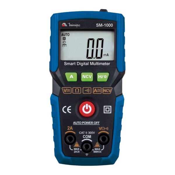 Multimetro Digital Smart CAT II-300V SM1000 Minipa